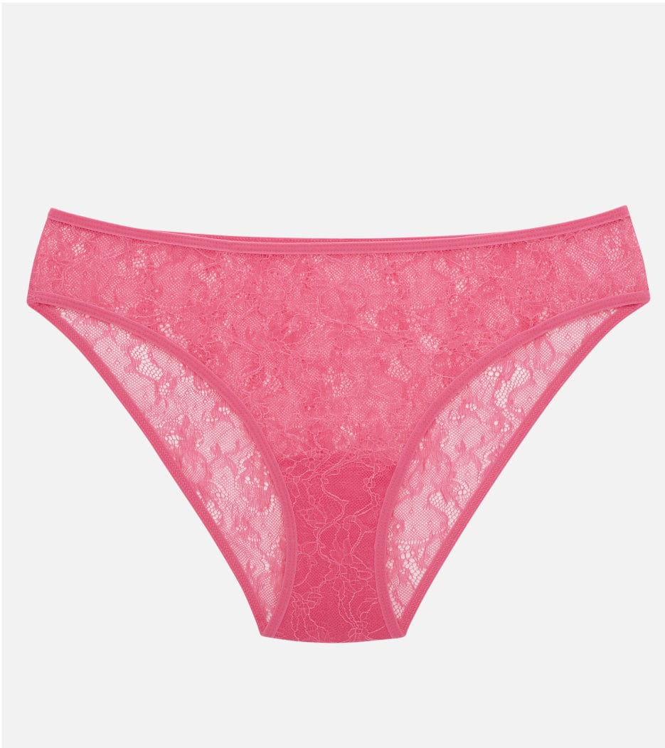 Culotte en dentelle intégrale - Rose