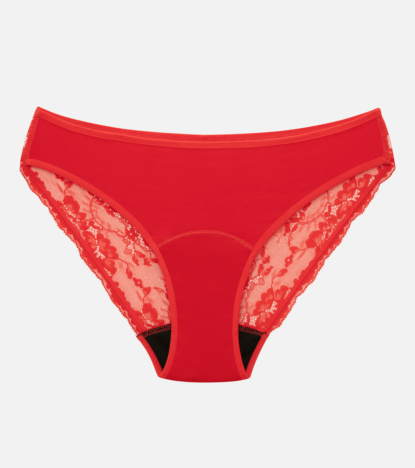 Slip en dentelle - Rouge